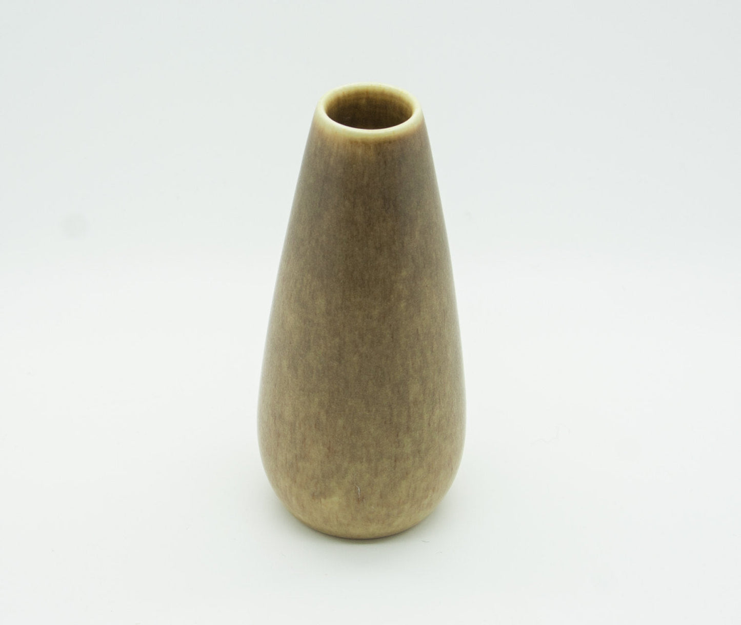 PER LINNEMANN SCHMIDT Palshus Caramel Brown Harefur Glazed Stoneware Vase Mollaris.com