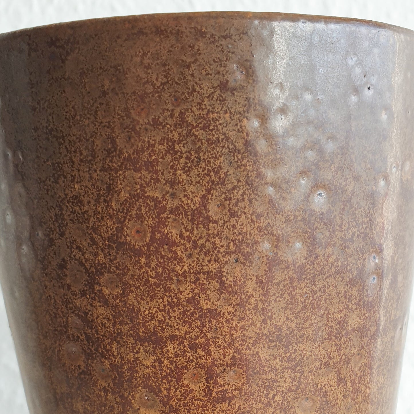 PER LINNEMANN SCHMIDT Palshus Dark Brown Sugar Glazed Stoneware Vase Mollaris.com