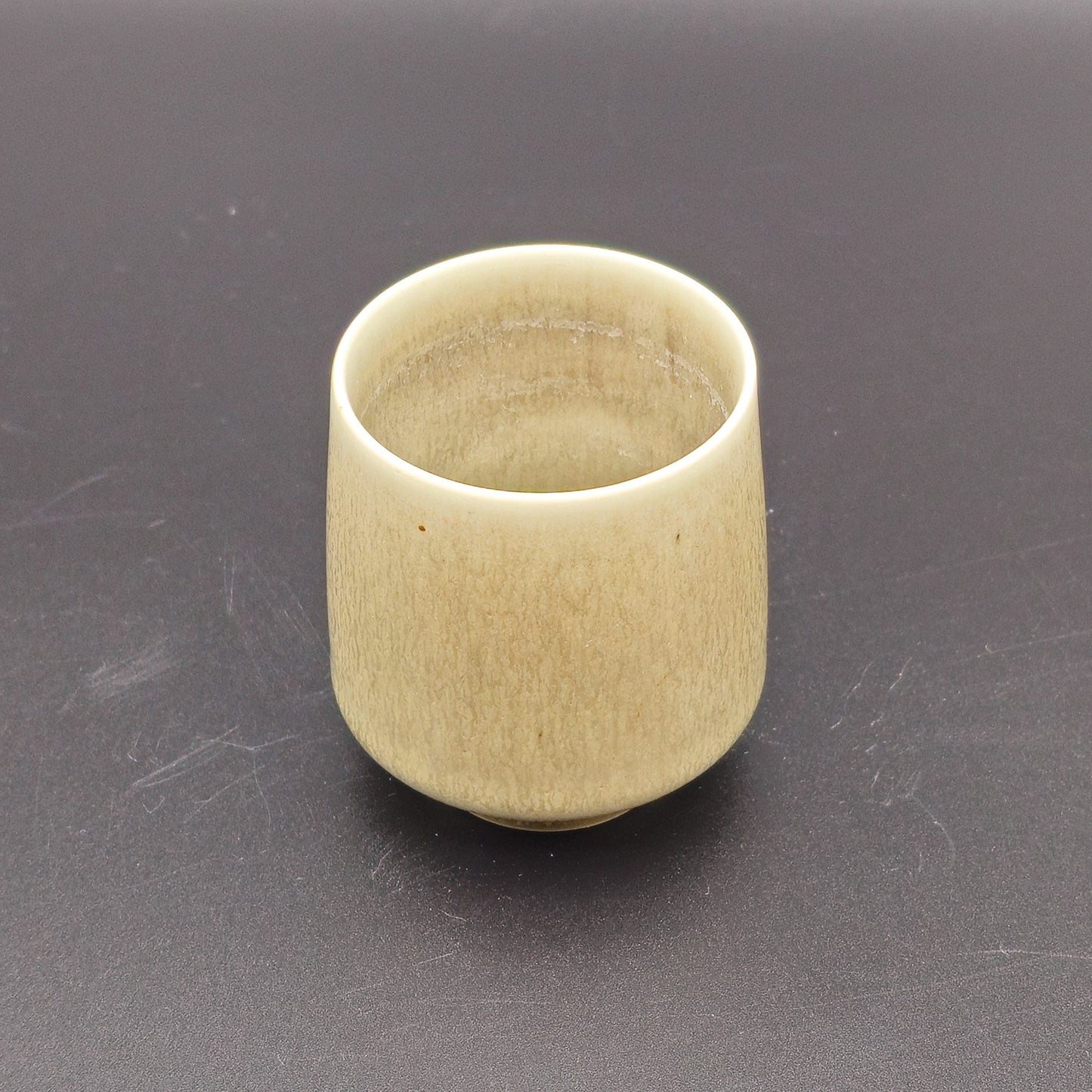 PER LINNEMANN SCHMIDT Palshus Light Brown Harefur Glazed Miniature Stoneware Vase Mollaris.com