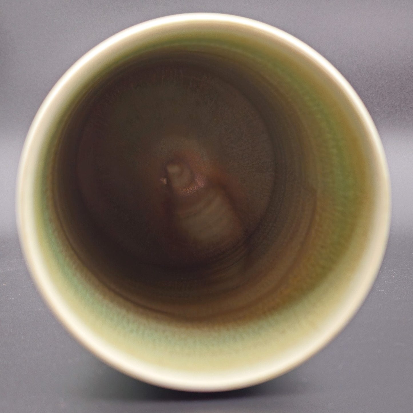 PER LINNEMANN SCHMIDT Palshus Light Green Brown Harefur Glazed Stoneware Vase Mollaris.com