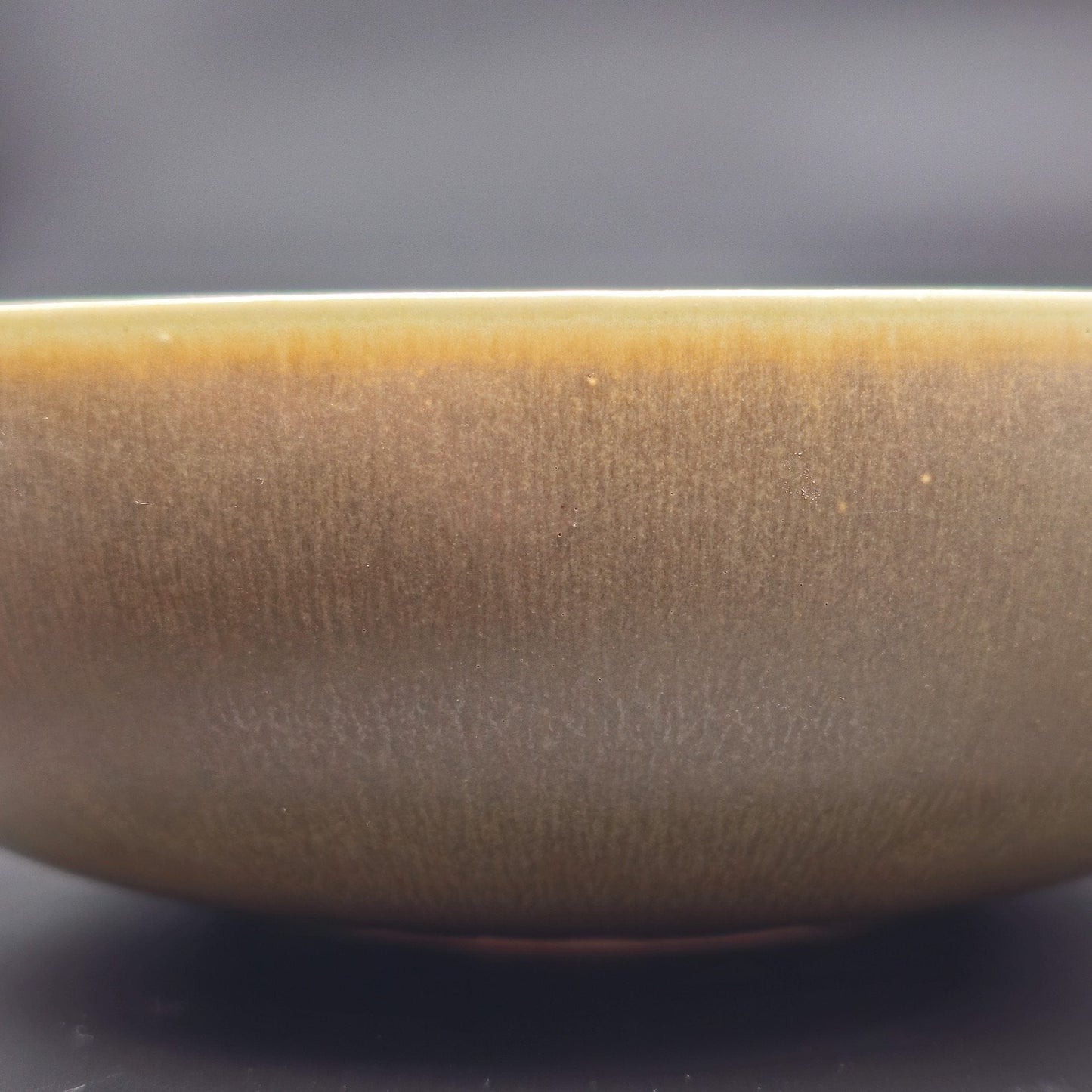 PER LINNEMANN SCHMIDT Palshus Unique Brown Harefur Glazed Stoneware Bowl Mollaris.com