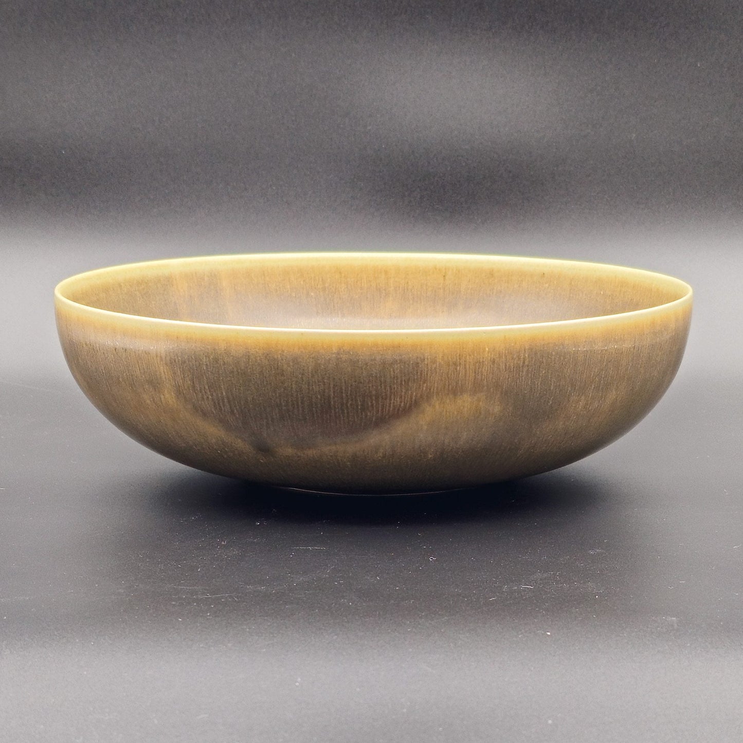 PER LINNEMANN SCHMIDT Palshus Unique Brown Harefur Glazed Stoneware Bowl Mollaris.com
