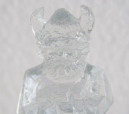 Pukeberg UNO WESTERBERG Glass Viking Figurine Mollaris.com