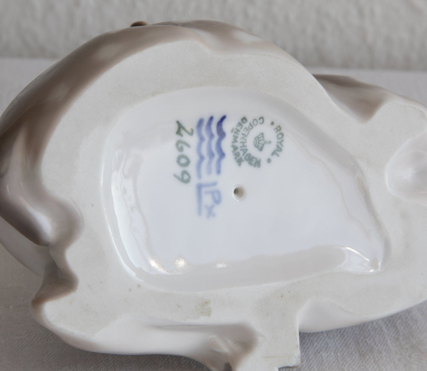 Royal Copenhagen KNUD KYHN Decorated Porcelain SPOTTED FAWN Figurine # 2609 Mollaris.com