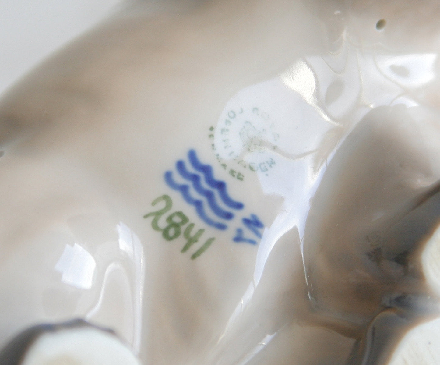 Royal Copenhagen KNUD KYHN Large Decorated Porcelain BEAR Figurine # 2841 Mollaris.com