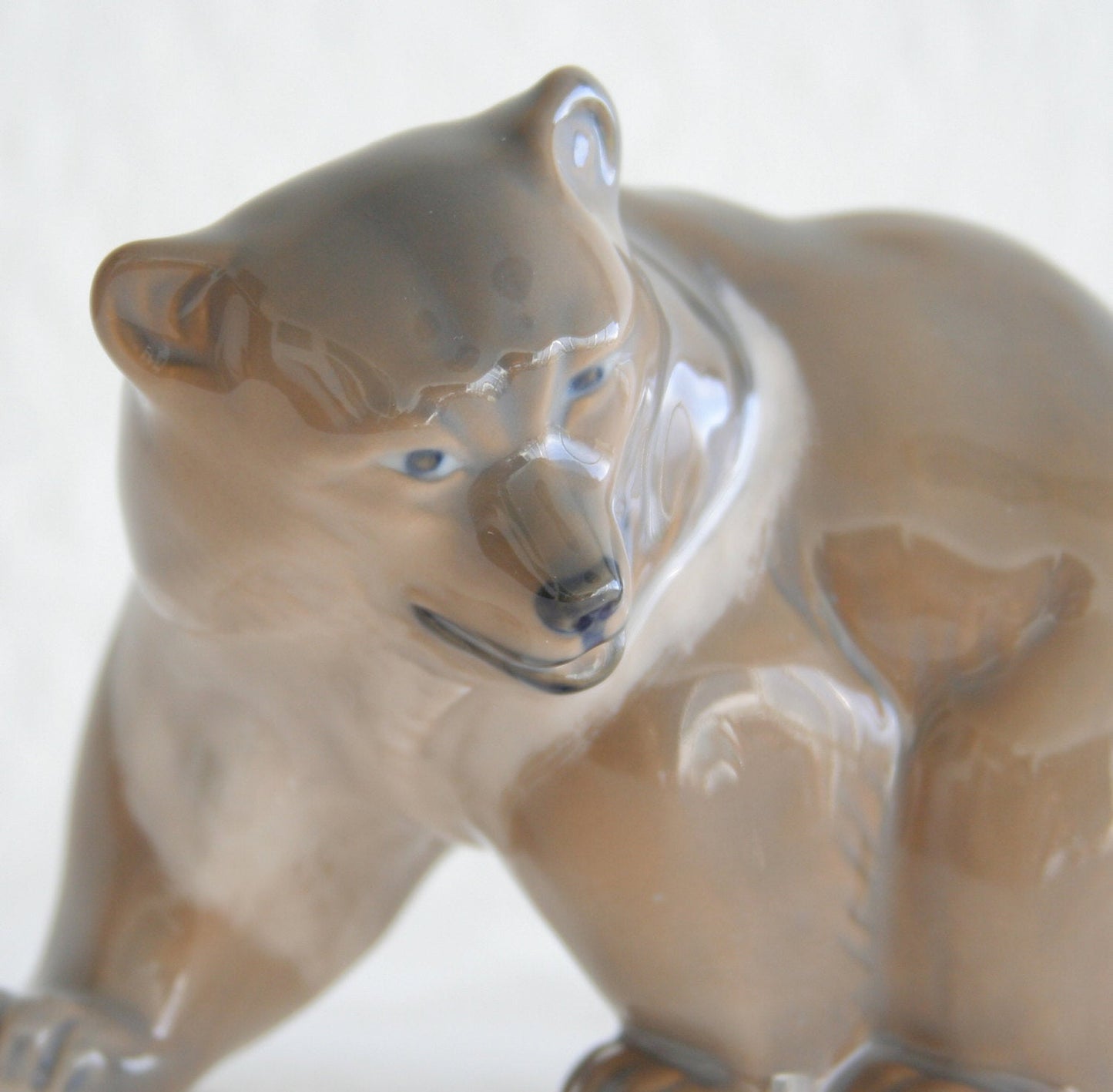 Royal Copenhagen KNUD KYHN Large Decorated Porcelain BEAR Figurine # 2841 Mollaris.com