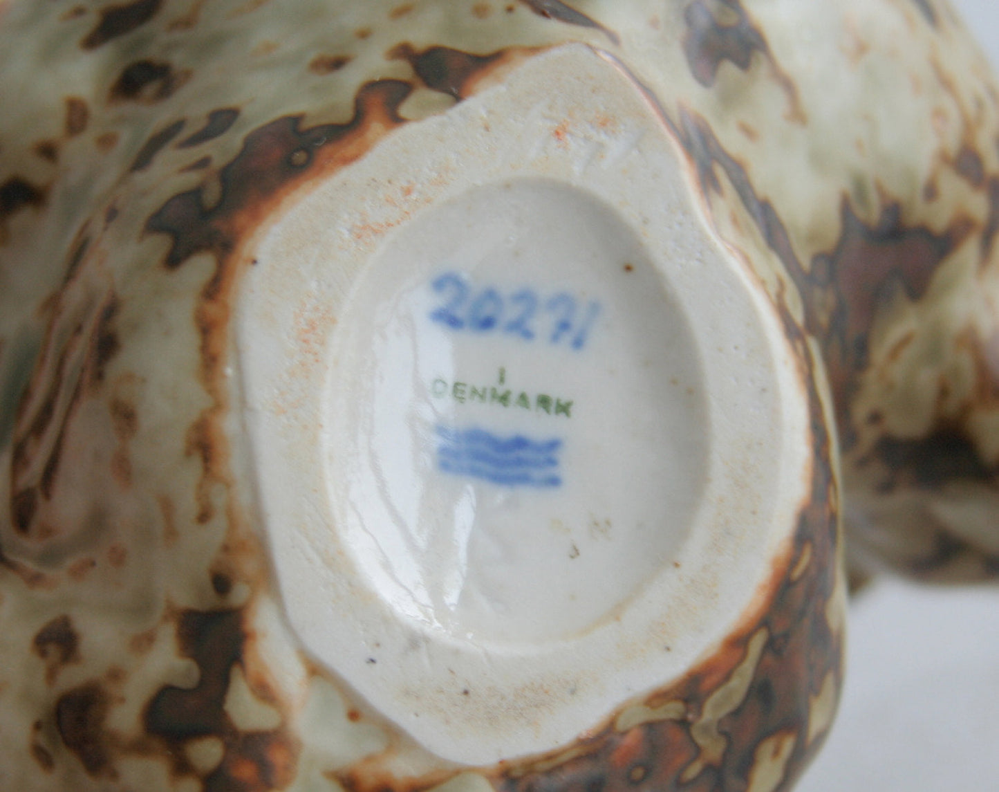 Royal Copenhagen KNUD KYHN Large Sung Glazed Stoneware BEAR Figurine # 20271 Mollaris.com