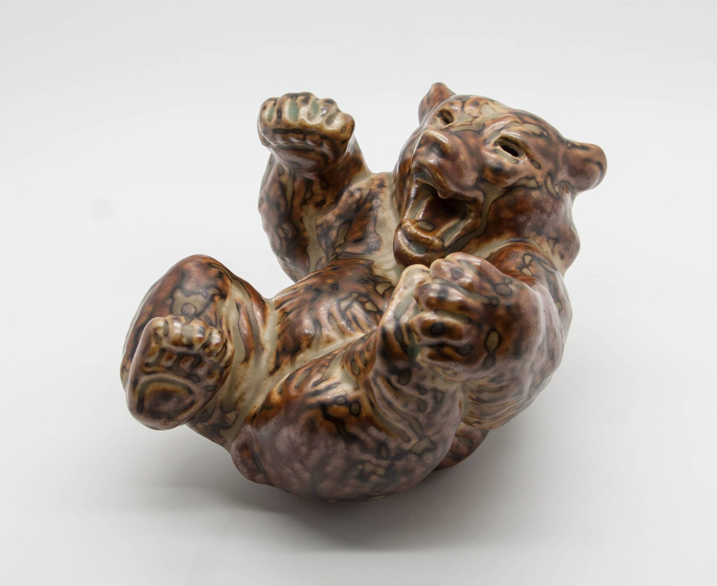 Royal Copenhagen KNUD KYHN Large Sung Glazed Stoneware BEAR Figurine # 20271 Mollaris.com