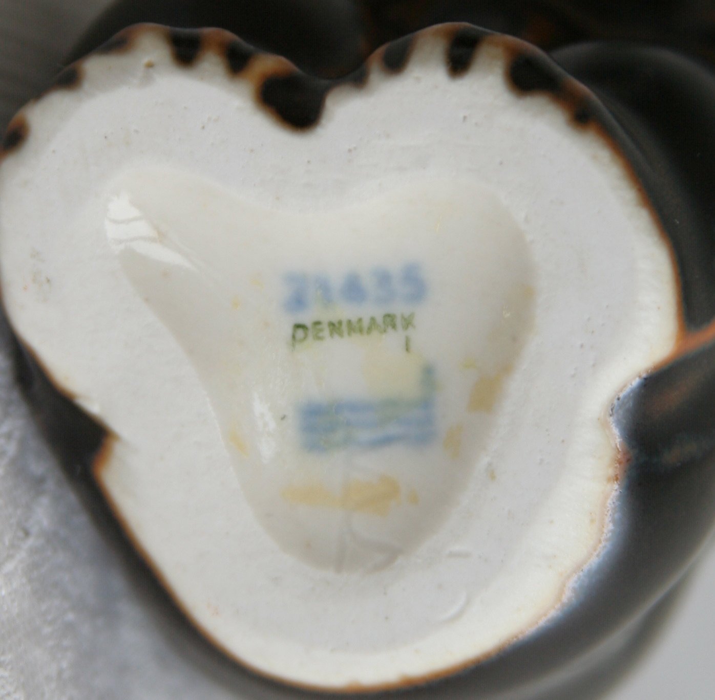 Royal Copenhagen KNUD KYHN Sung Glazed Stoneware Bear Cub Figurine # 21435 Mollaris.com