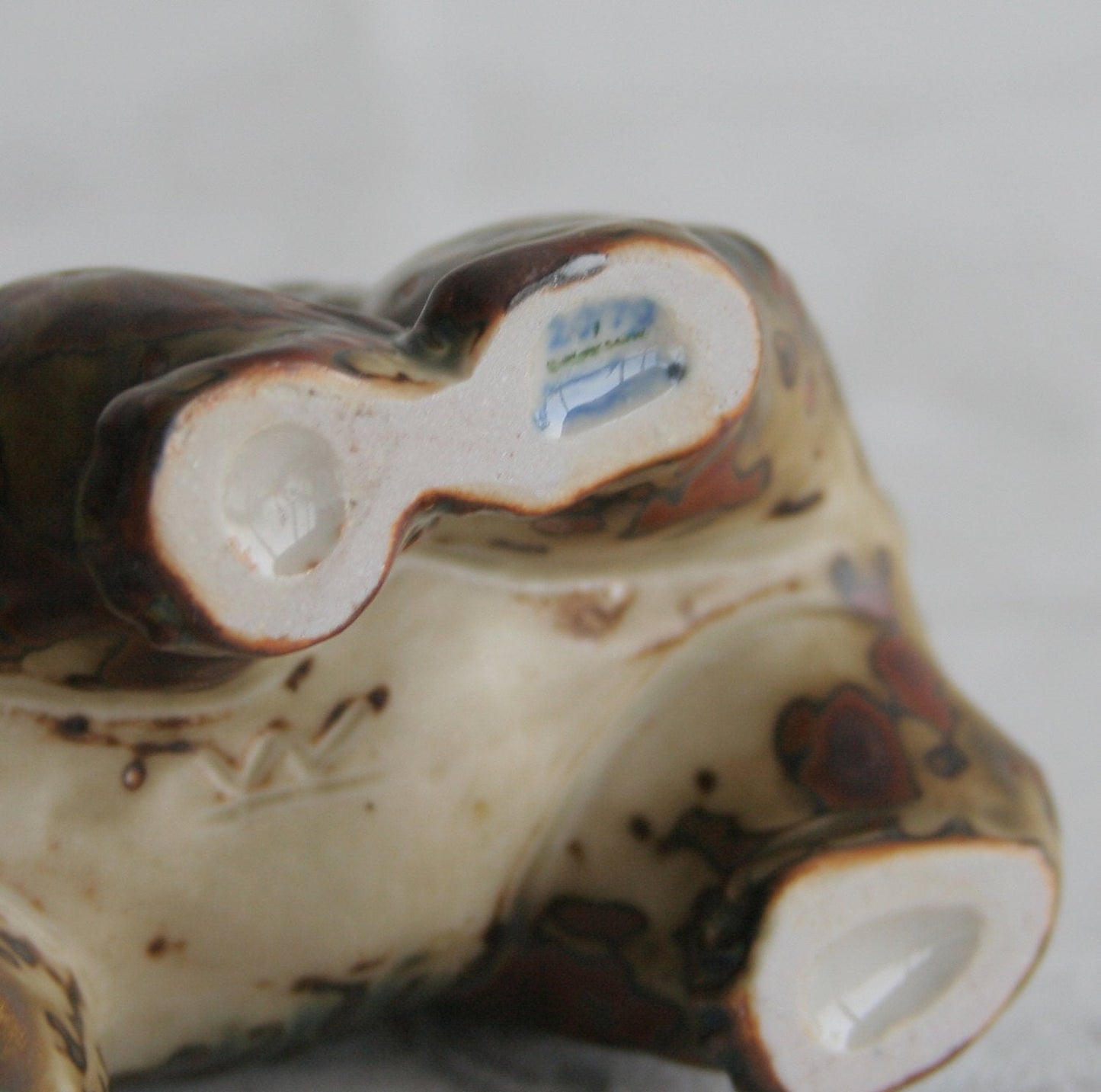 Royal Copenhagen KNUD KYHN Sung Glazed Stoneware Bear Figurine # 20179 Mollaris.com