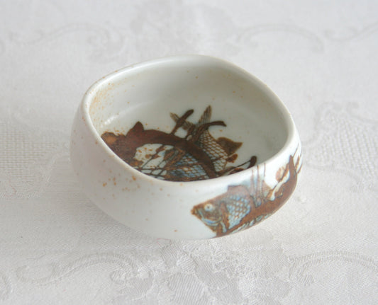 Royal Copenhagen NILS THORSSON DIANA Small Fish Porcelain Bowl Mollaris.com