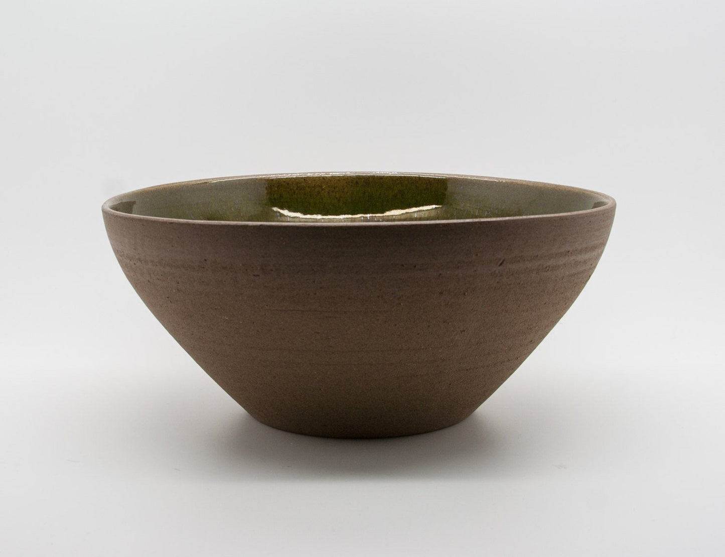 STURE G OHLSSON Dark Green Blue Glazed Bowl Mollaris.com