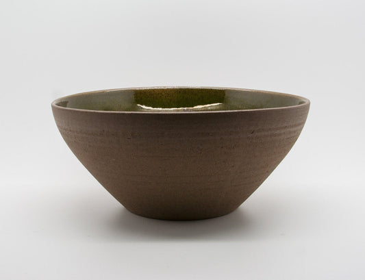 STURE G OHLSSON Dark Green Blue Glazed Bowl Mollaris.com