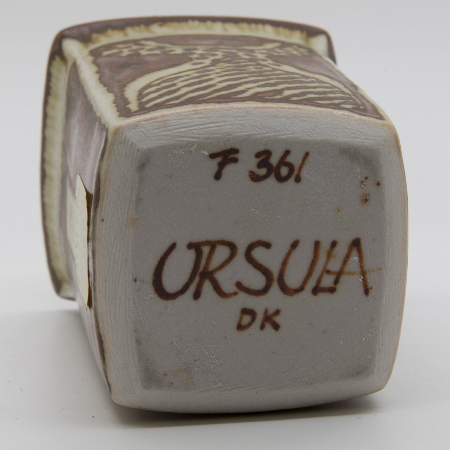 URSULA PRINTZ MOGENSEN Studio Small Organic Decorated Stoneware Vase Mollaris.com