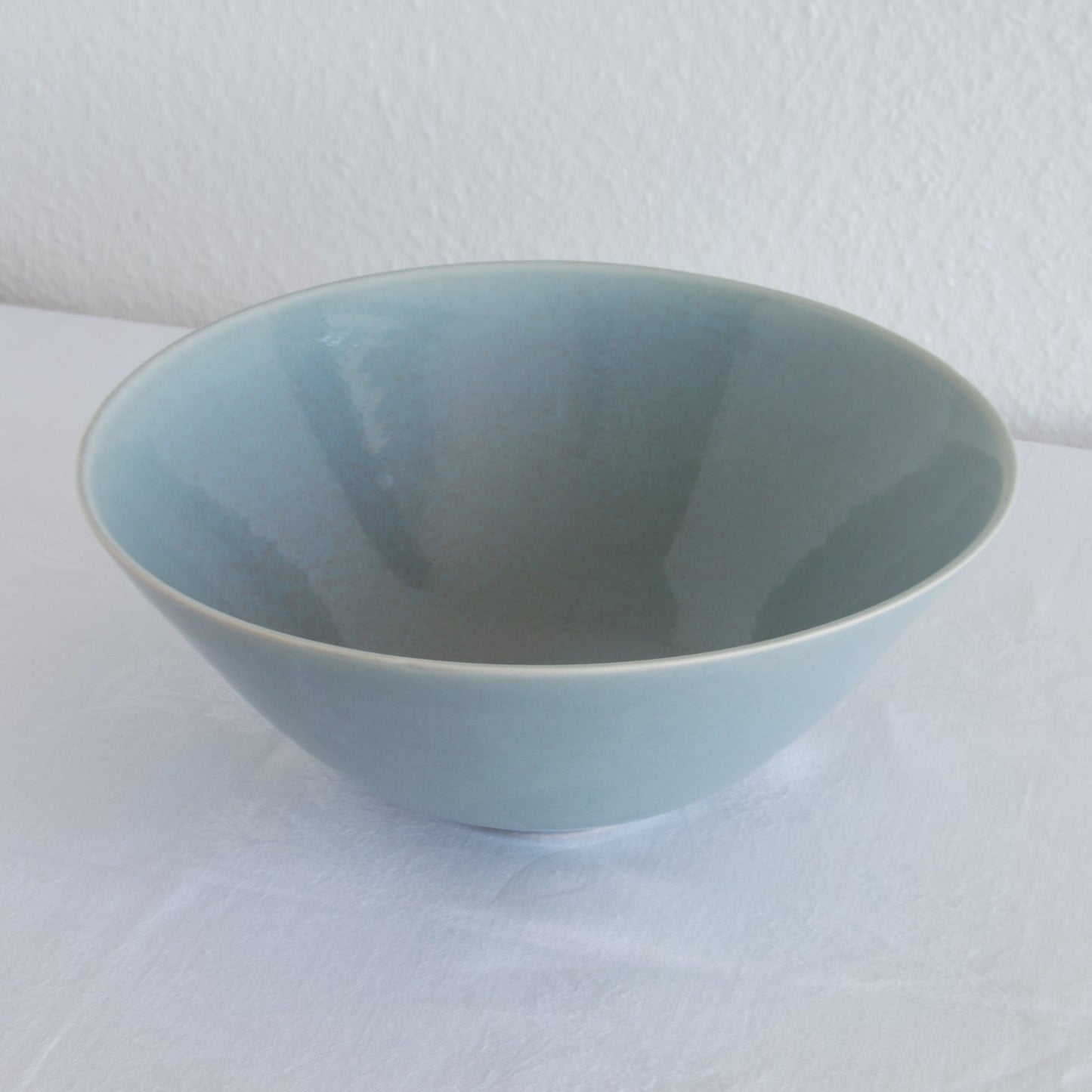ÅSE RISE Studio Contemporary Light Blue Glazed Stoneware Bowl Mollaris.com