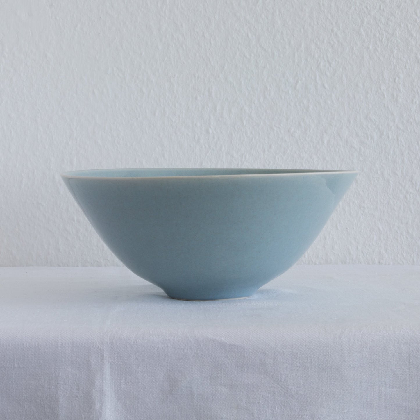 ÅSE RISE Studio Contemporary Light Blue Glazed Stoneware Bowl Mollaris.com