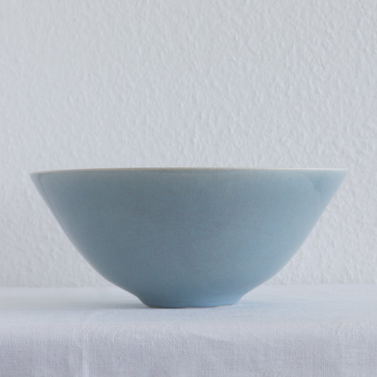 ÅSE RISE Studio Contemporary Light Blue Glazed Stoneware Bowl Mollaris.com