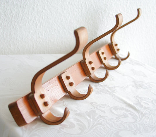 BRUNO PAUL Deutsche Werkstätten Hellerau Laminated Wood Art Deco / Early Modernist Coat Rack Mollaris.com
