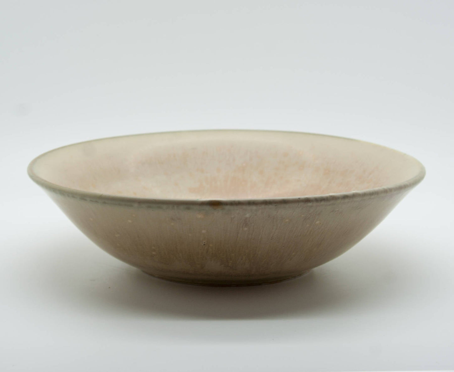 Bing & Grøndahl CATHINCA OLSEN Beige Glazed Stoneware Bowl Dish Mollaris.com