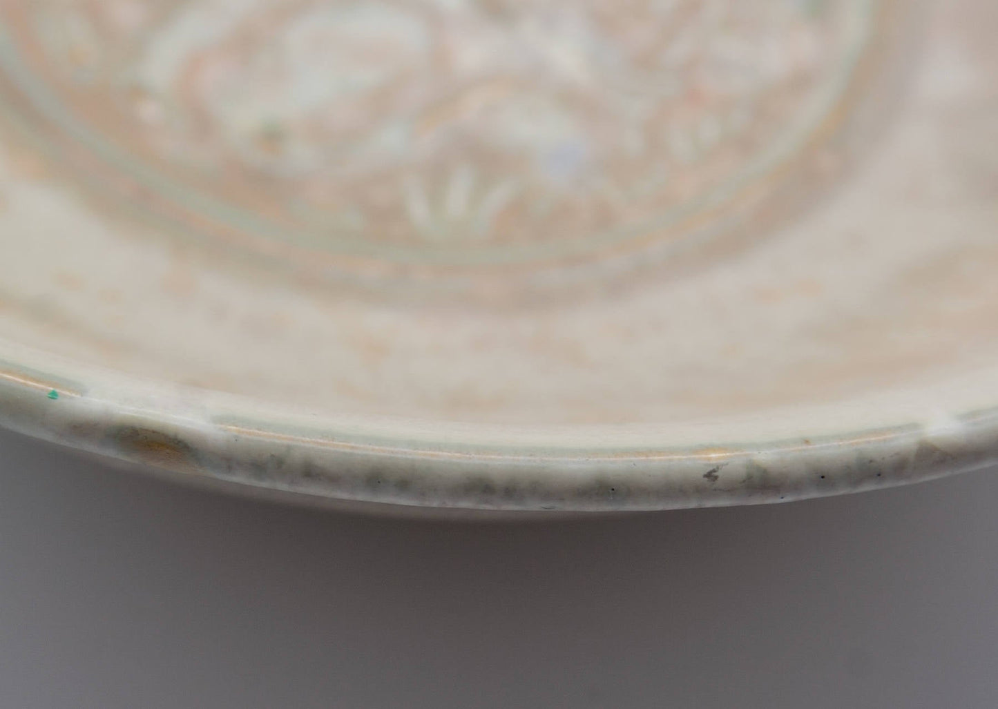 Bing & Grøndahl CATHINCA OLSEN Beige Glazed Stoneware Bowl Dish Mollaris.com