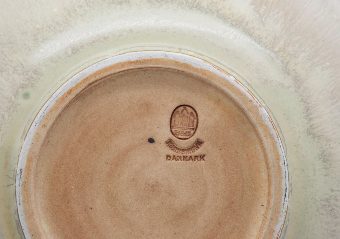 Bing & Grøndahl CATHINCA OLSEN Beige Glazed Stoneware Bowl Dish Mollaris.com