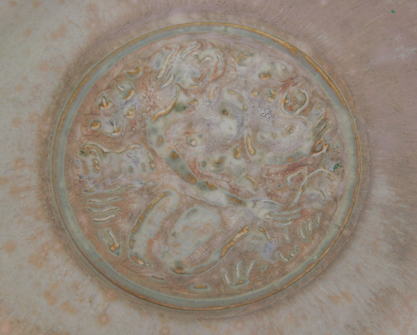 Bing & Grøndahl CATHINCA OLSEN Beige Glazed Stoneware Bowl Dish Mollaris.com