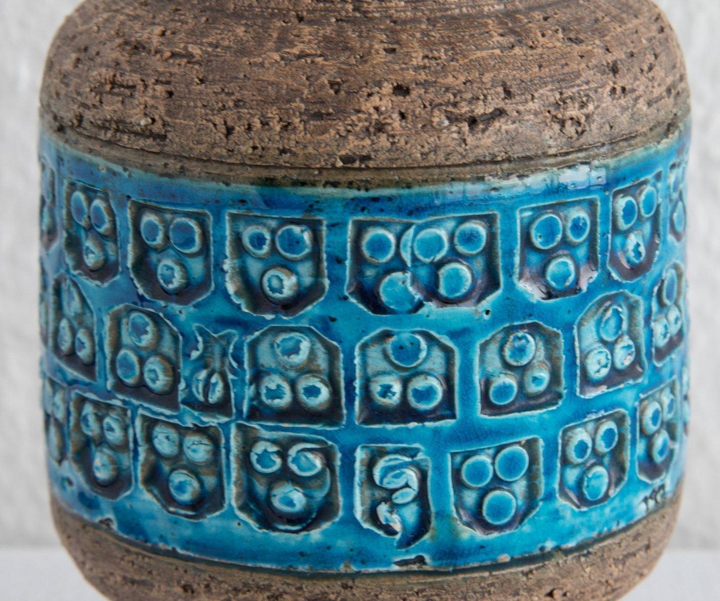 Bitossi ALDO LONDI Trifoglio Blue Ceramic Vase Mollaris.com