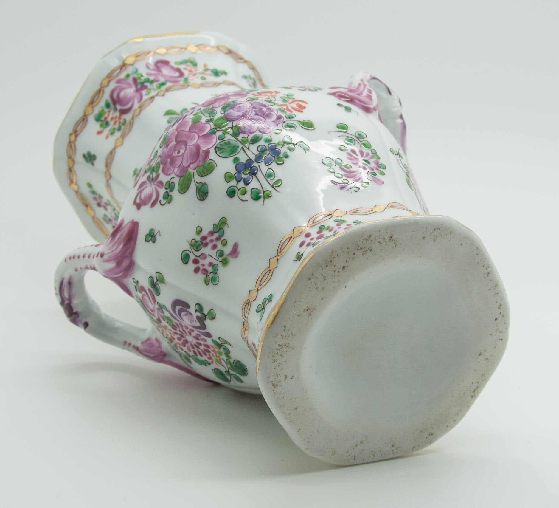 Edmé SAMSON "Famille Rose" Armorial Porcelain Vase Mollaris.com