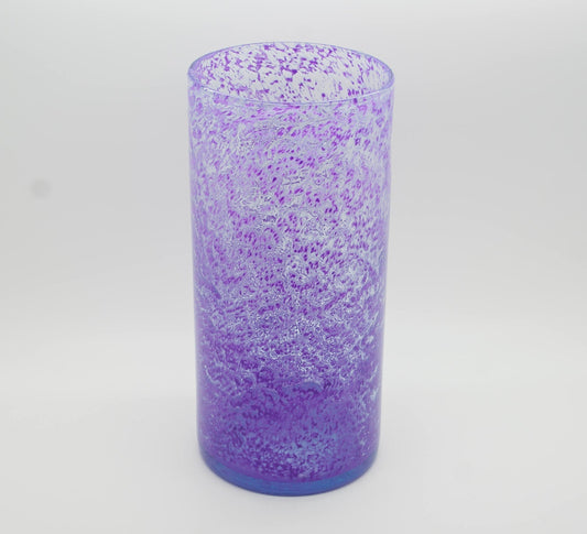 Ekenäs JOHN ORWAR LAKE Purple Speckled Glass Vase Mollaris.com
