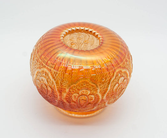 FENTON Carnival Glass Marigold PERSIAN MEDALLION Rosebowl Mollaris.com