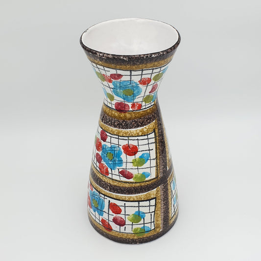 FRATELLI FANCIULLACCI Modernist Flower Decorated Ceramic Vase Mollaris.com