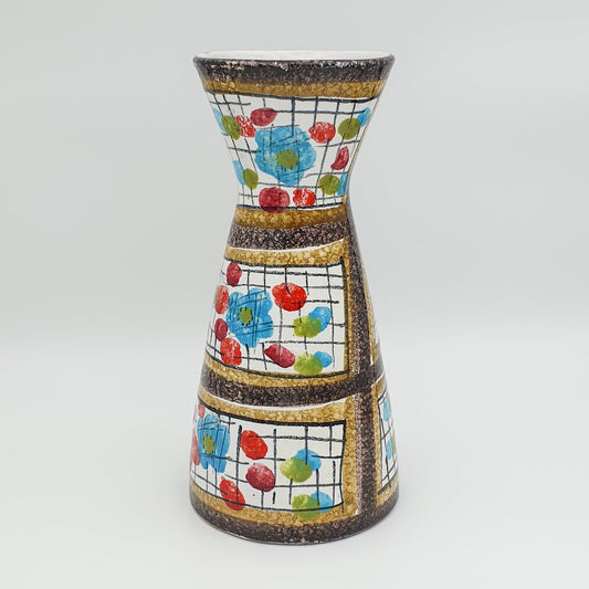 FRATELLI FANCIULLACCI Modernist Flower Decorated Ceramic Vase Mollaris.com