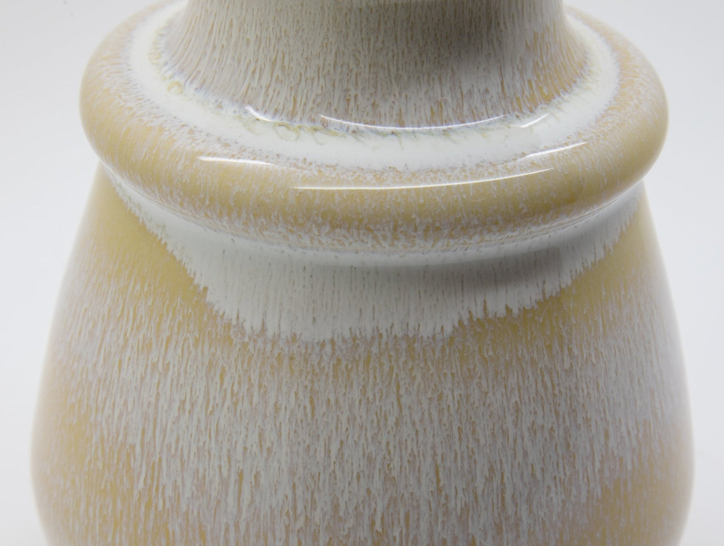 GUNNAR ANDERSSON Höganäs Creme and Yellow Glazed Stoneware Vase Mollaris.com