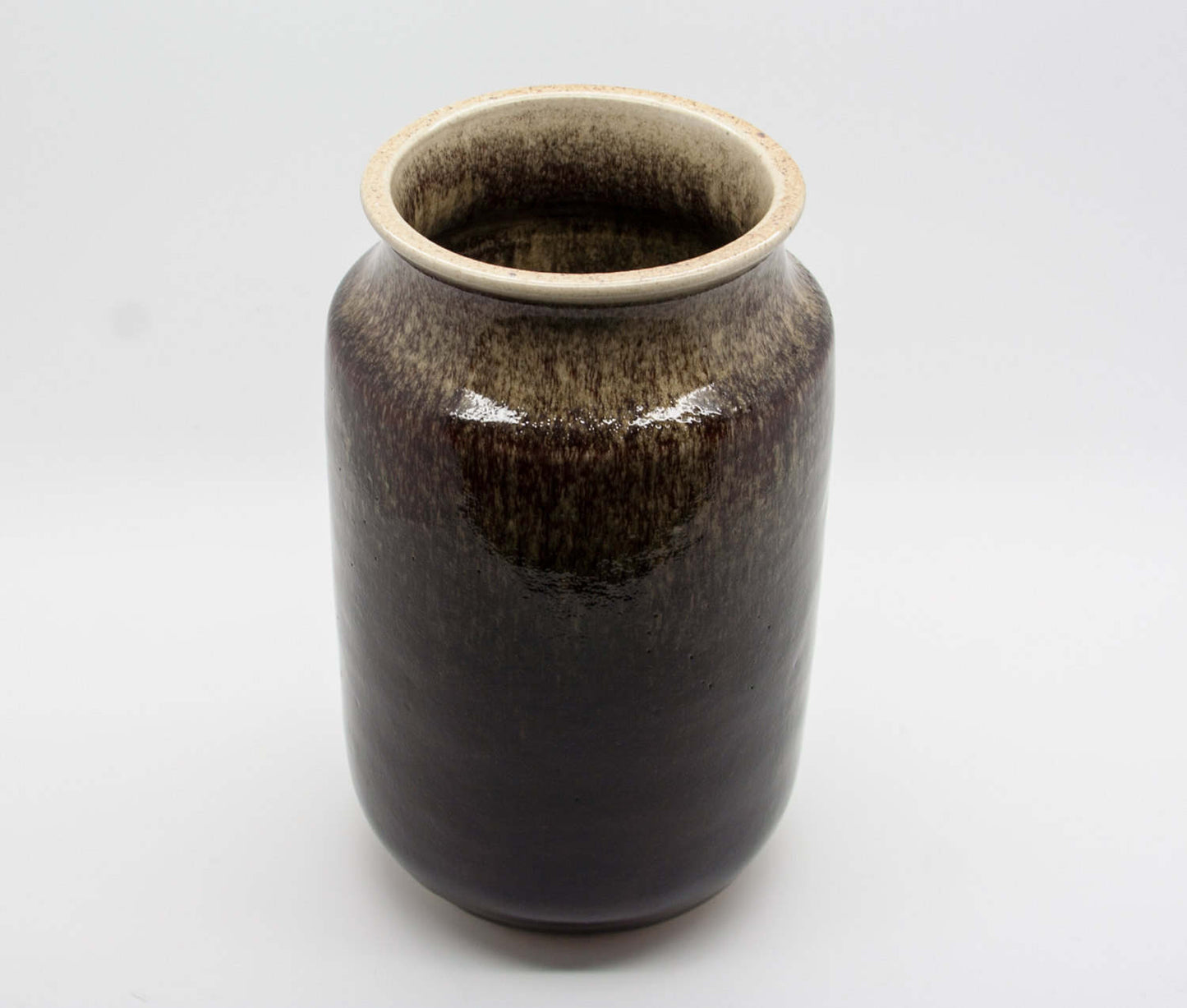 HENNING NILSSON Höganäs Harefur Glazed Stoneware Vase Mollaris.com