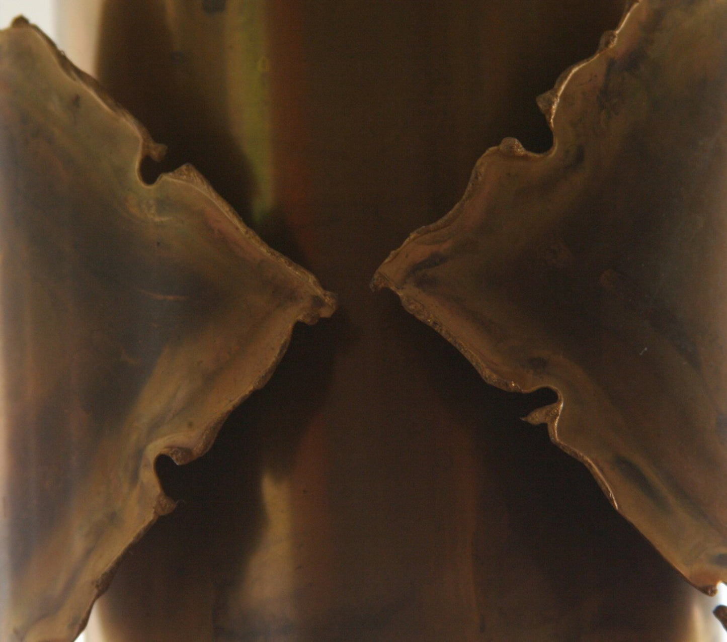 HOLM SØRENSEN Brutalist Flame Cut Brass Pendant Light Mollaris.com