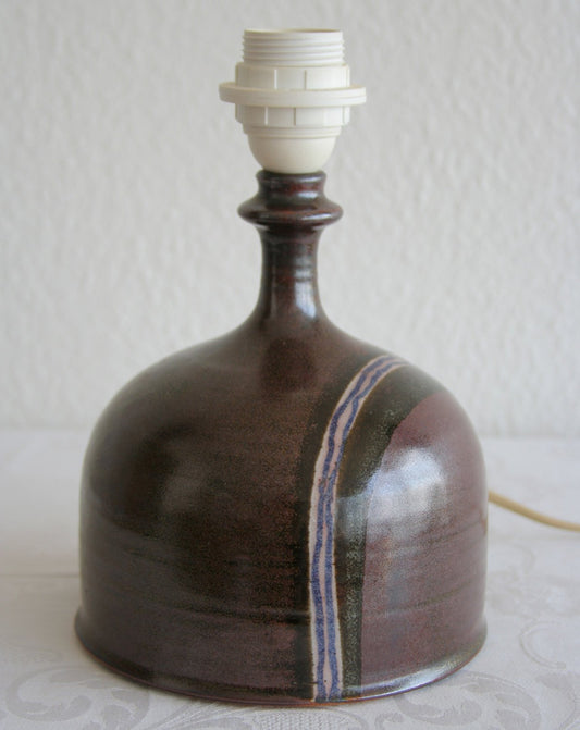 JANE BAILEY Decorated Brown Glazed Table Lamp Mollaris.com