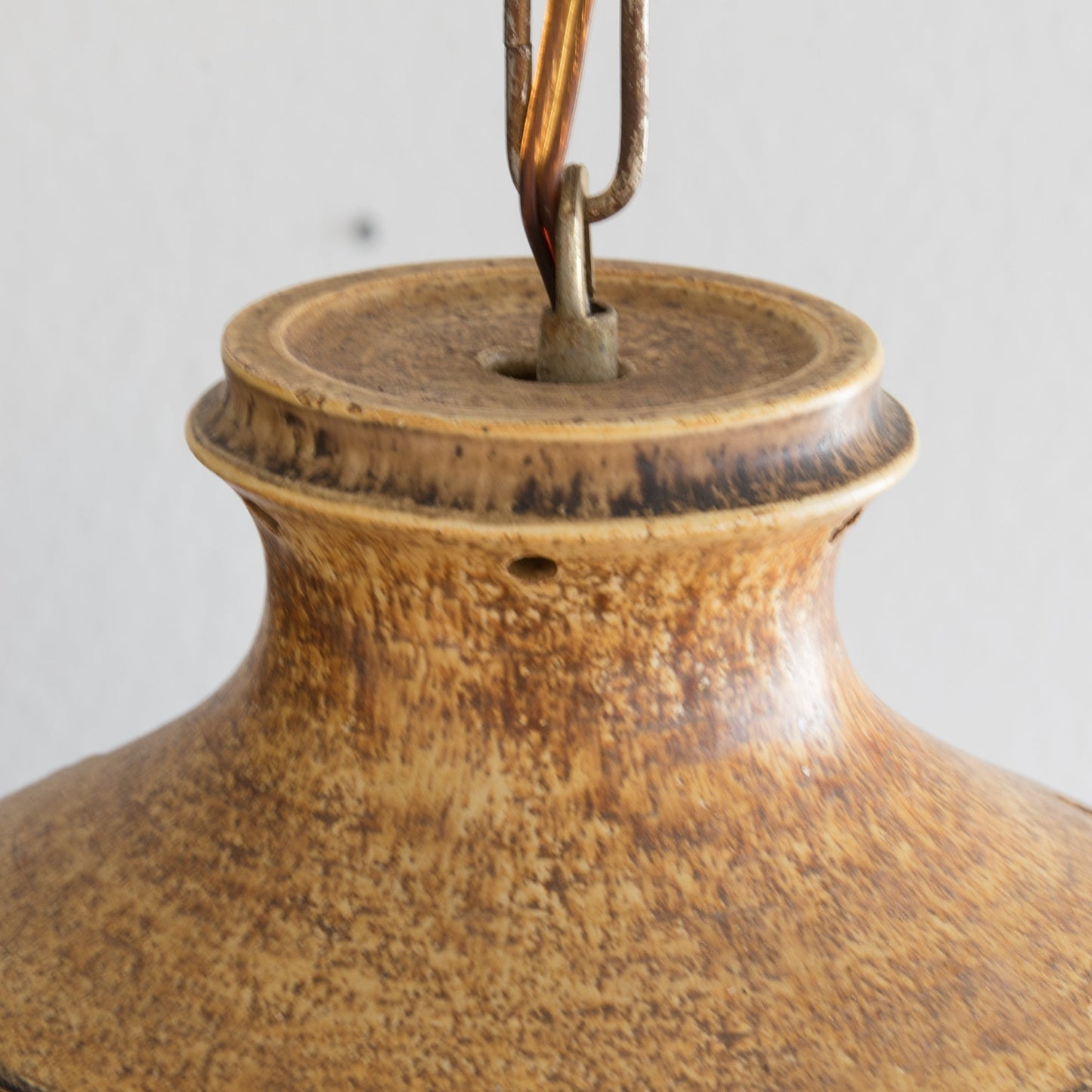 JETTE HELLERØE Abstract Decorated Ceramic Pendant Light Mollaris.com