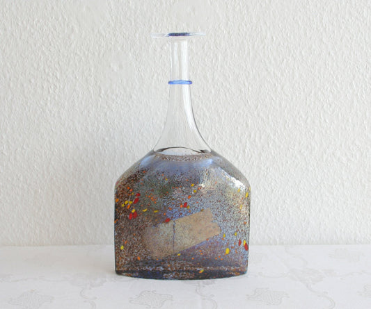 Kosta Boda BERTIL VALLIEN Large Satellite Bottle Glass Vase Mollaris.com
