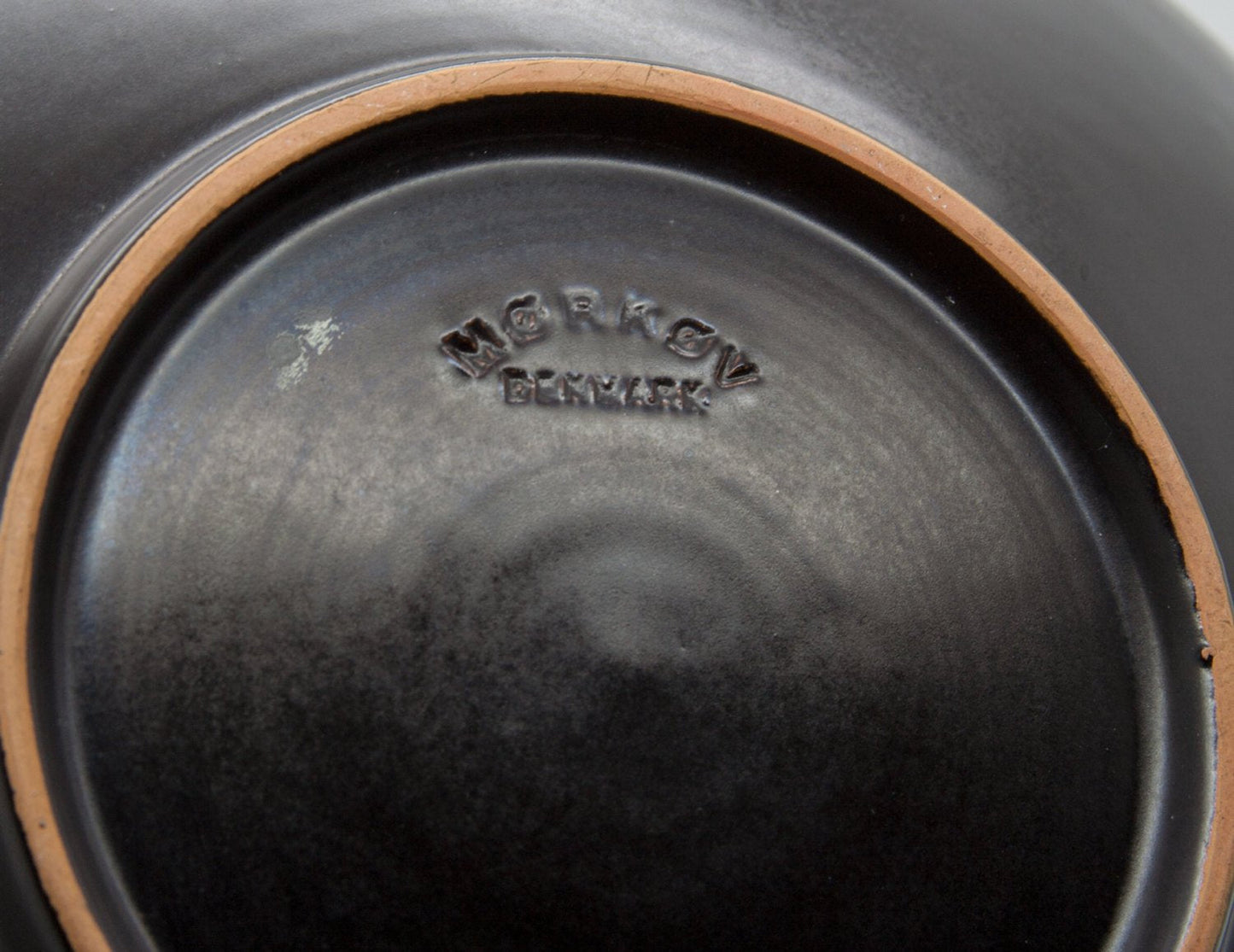 MØRKØV Black Glazed Ceramic Fruit Tray Mollaris.com