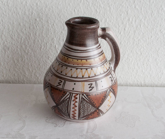 MICHAEL ANDERSEN Abstract Decorated Stoneware Jug Vase Mollaris.com