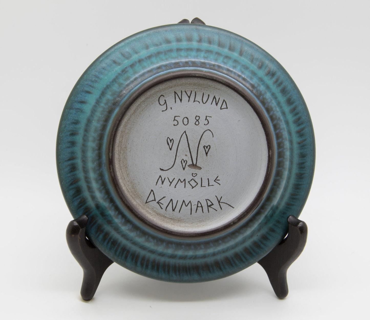 Nymølle GUNNAR NYLUND Small Turquoise Stoneware Bowl Mollaris.com