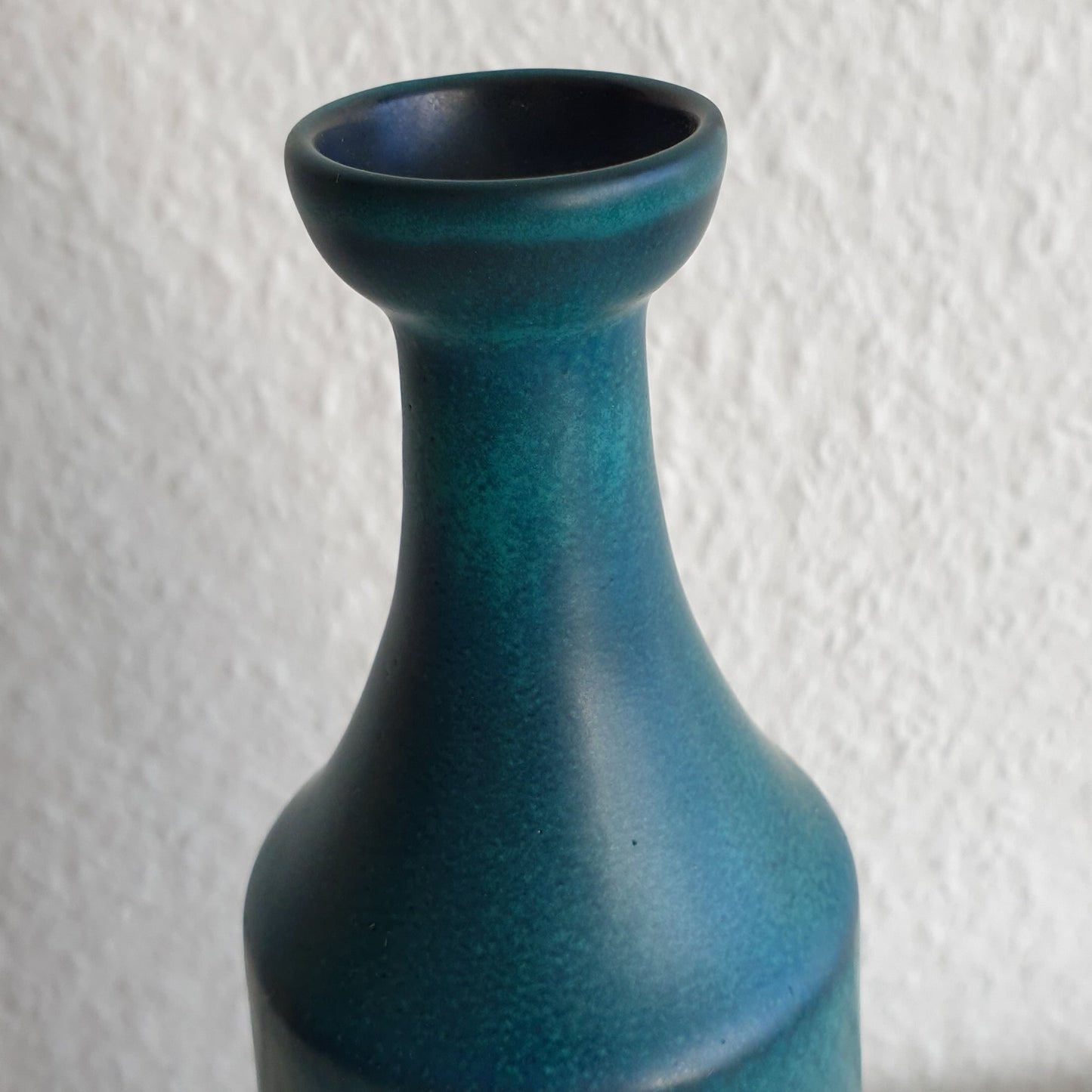 Nymølle GUNNAR NYLUND Turquoise Glazed Stoneware Vase Mollaris.com