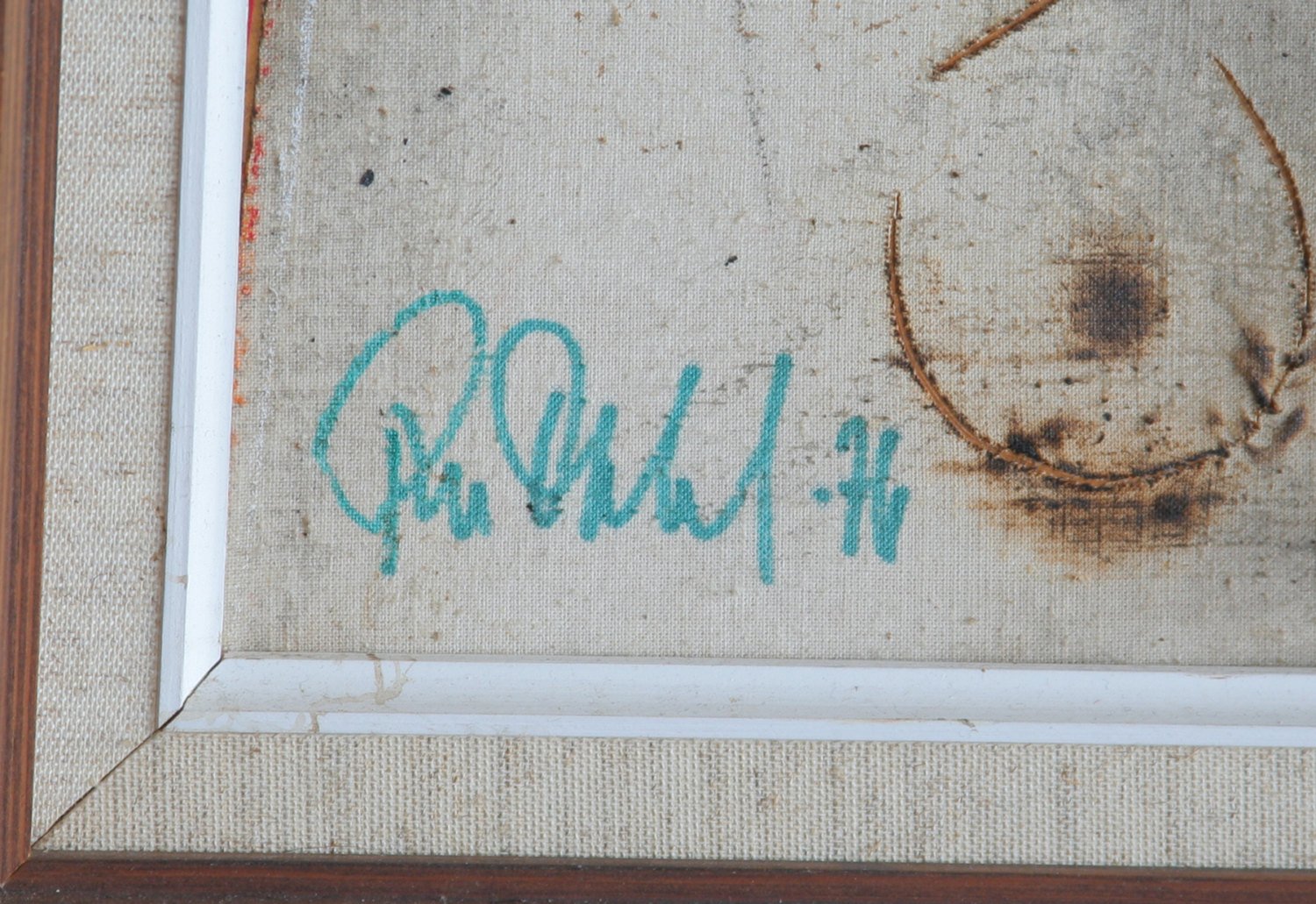 PER DAHL Mixed Media Witch Woman Painting Mollaris.com