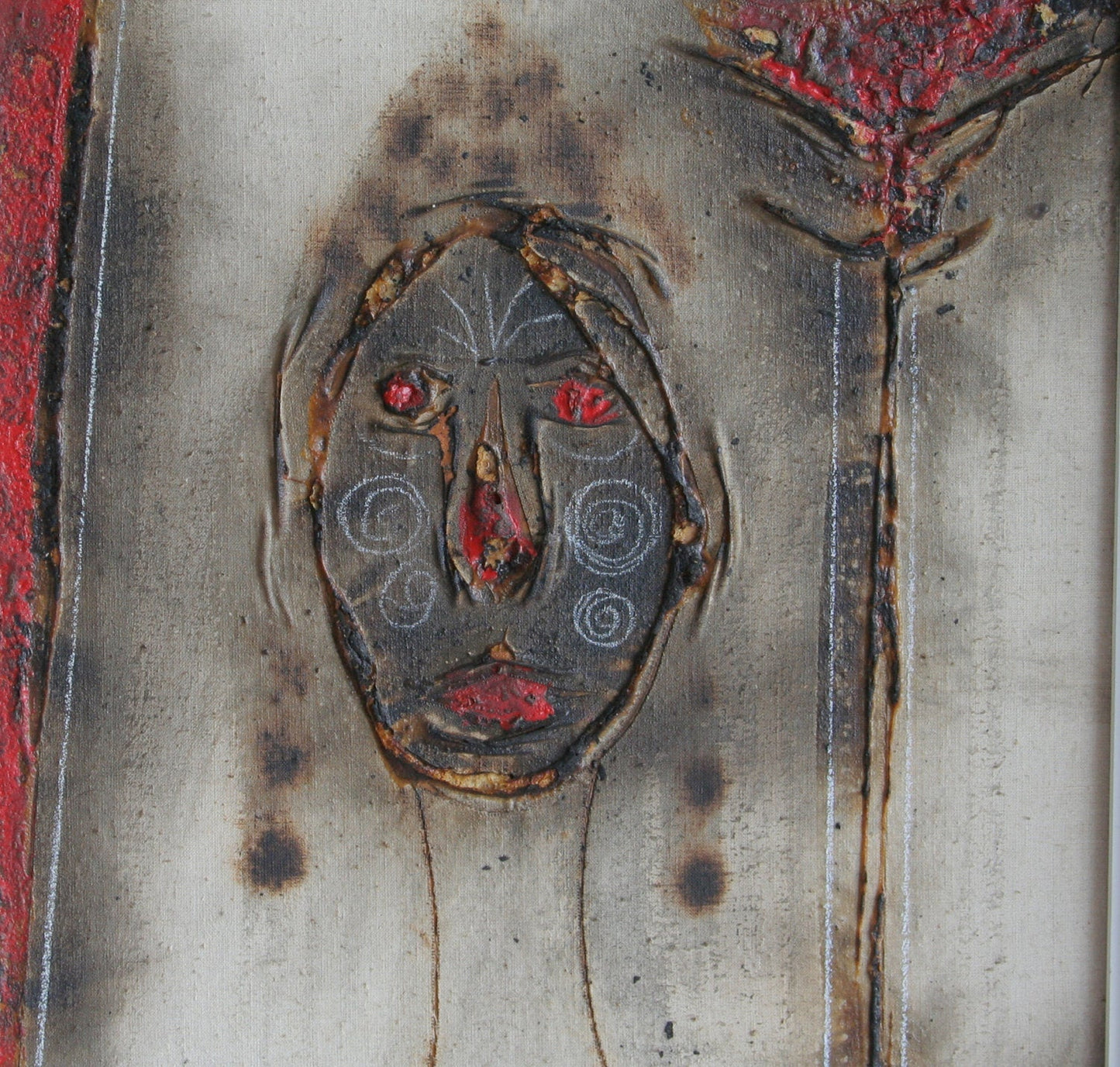 PER DAHL Mixed Media Witch Woman Painting Mollaris.com