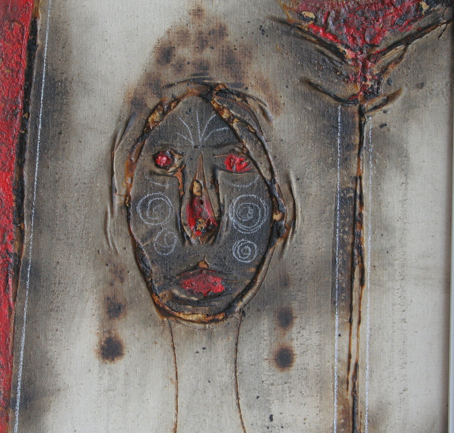 PER DAHL Mixed Media Witch Woman Painting Mollaris.com