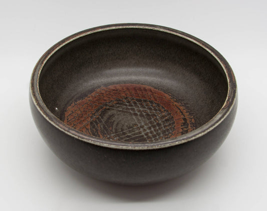 Rörstrand CARL HARRY STÅLHANE Brown Glazed Atelje Stoneware Bowl Mollaris.com