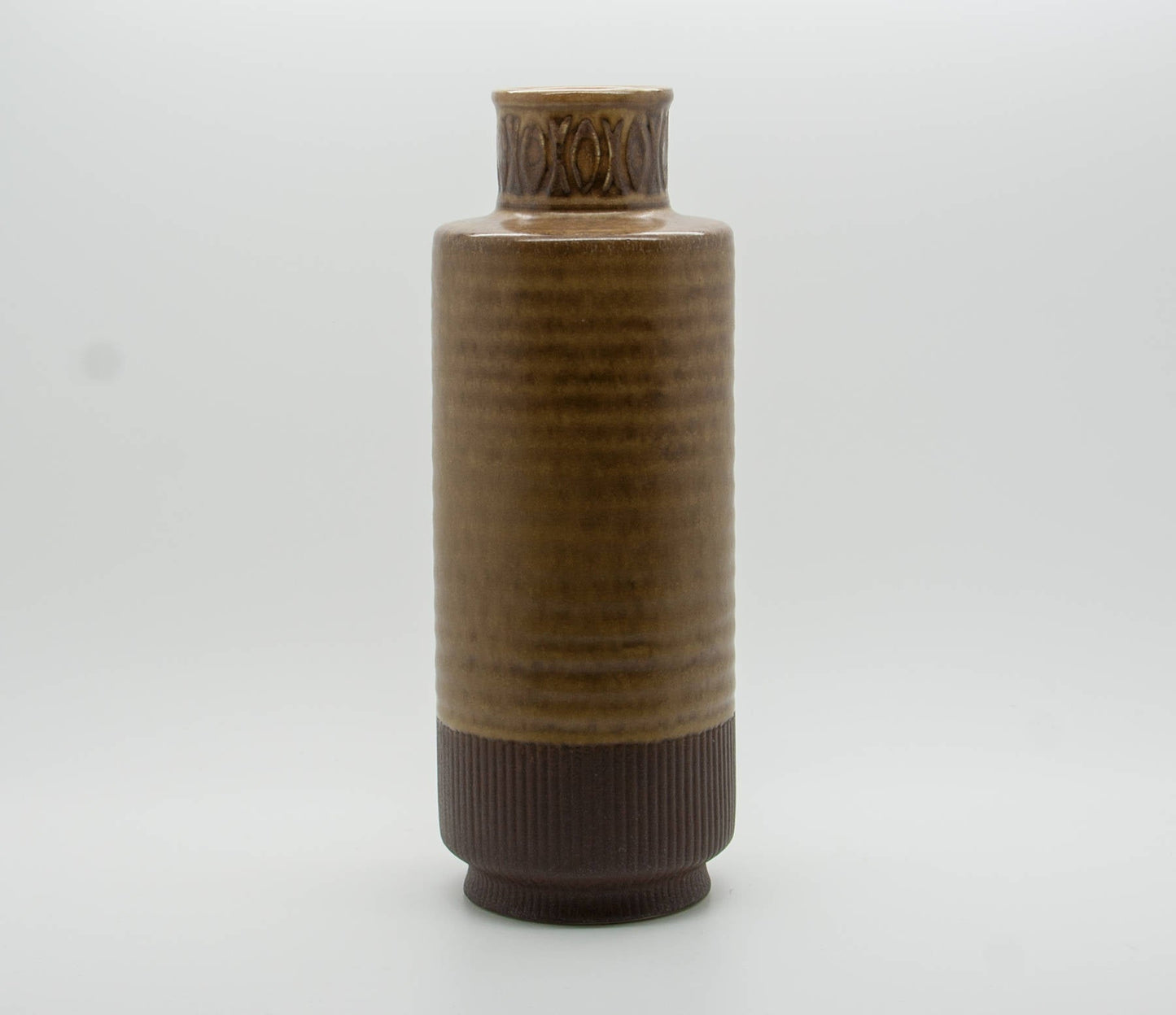 Rörstrand GUNNAR NYLUND Brown Glazed Stoneware Vase Mollaris.com