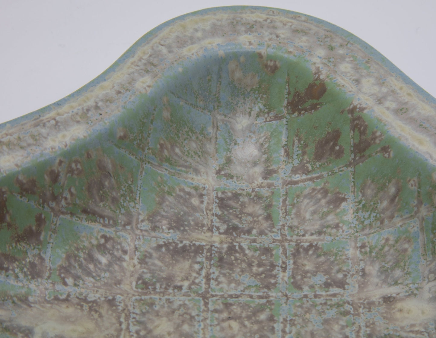 Rörstrand GUNNAR NYLUND Green Crystal Glazed Stoneware Tray Mollaris.com