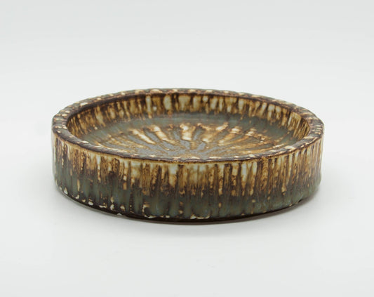 Rörstrand GUNNAR NYLUND Small RUBUS Brownish Harefur Stoneware Bowl Mollaris.com