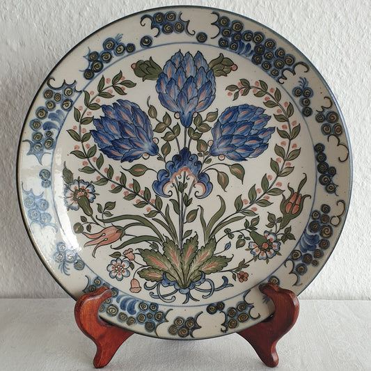 Royal Copenhagen (BERTE JESSEN) Opus Scholasticum Persian Iznik Style Stoneware Dish Mollaris.com